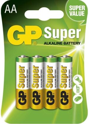 GP Super Alkaline LR6 (AA); 4 ks v blistri